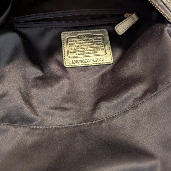 Coach Horse & Carriage Ashley Gold/beige Purse F15540 - Picture 12 of 12